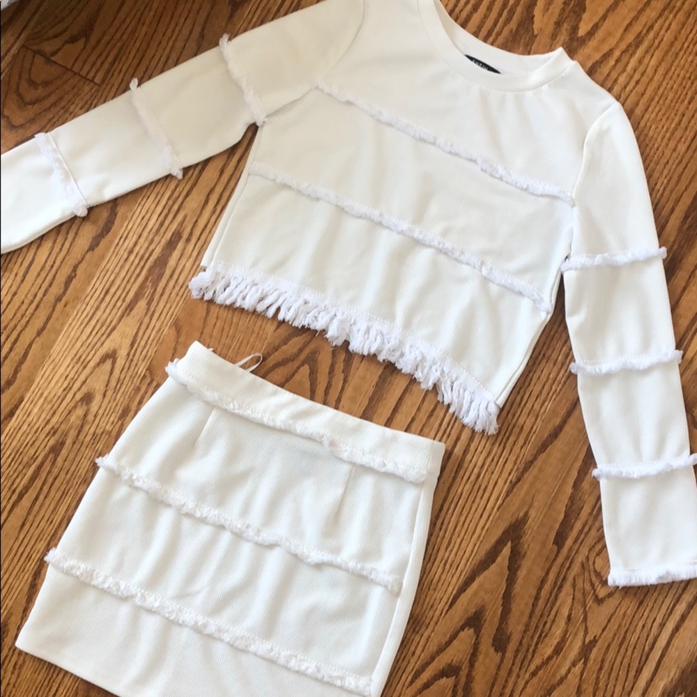 White co ord dress